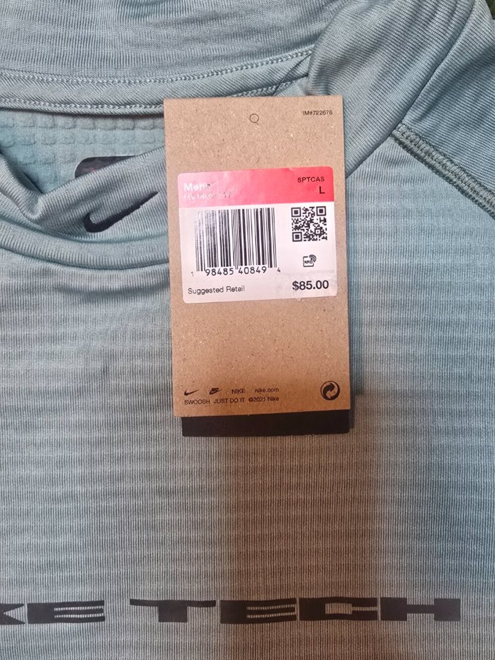 Nike Tech Top Shirt Base Layer Long Sleeve HV1405-017 Tight Fit $85 Men's (L) - Picture 5 of 5